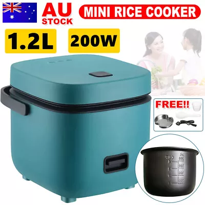 1.2L Multi-function Mini Rice Cooker Non-Stick Porridge Soups Stew Pot Steamer • $34.85