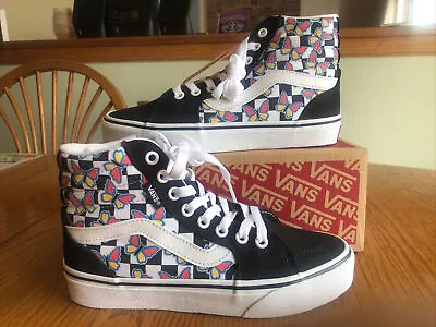 Vans Women’s Filmore Hi Butterfly Checkerboard  Shoes NEW Size 6 NEW • $49.97