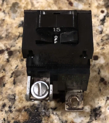 $12.45 • Buy Pushmatic 15 Amp 1 Pole Circuit Breaker Type P Bulldog 120/240VAC