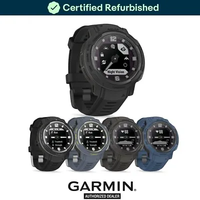 Garmin Instinct Crossover Hybrid GPS Smartwatch - Standard Solar Or Tactical • $387.99