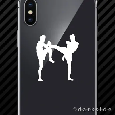 (2x) Muay Thai Kickboxing Cell Phone Sticker Mobile Mma • $3.99