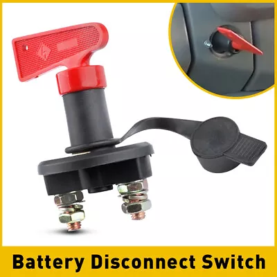 12-24V Car Battery Disconnect Safety Kill Cut-off Switch Brass Cut Terminals • $9.89