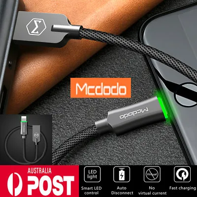 Mcdodo LED Auto Disconnect  Data Cable Sync Charger For IFor IPhone IPad IPod • $12.99