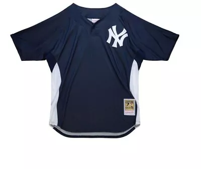 Mitchell & Ness N& Yankees #42 BP 2009 Baseball Jersey New Mens $130 • $49.99