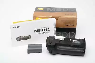 Nikon MB-D12 Multi Power Battery Grip Lithium Trays Manual + Nikon Battery • $89.95