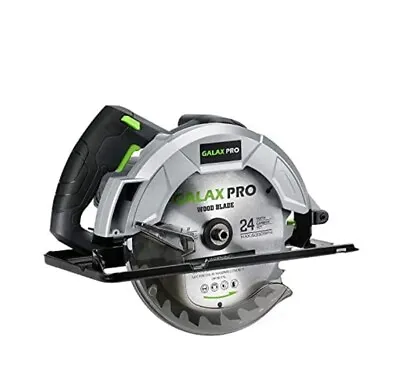 GALAX PRO 1200w 5500RPM Circular Saw Electric Saw With Laser 2 Blades185mm - • £44