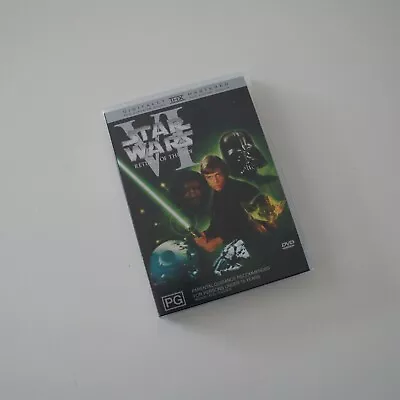 STAR WARS - RETURN OF THE JEDI DVD - REMASTERED (PAL 2004) Free Post • $16.90