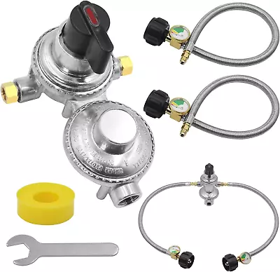 2-Stage Automatic Changeover LP Propane Gas Regulator RV Propane Regulator With • $55.62