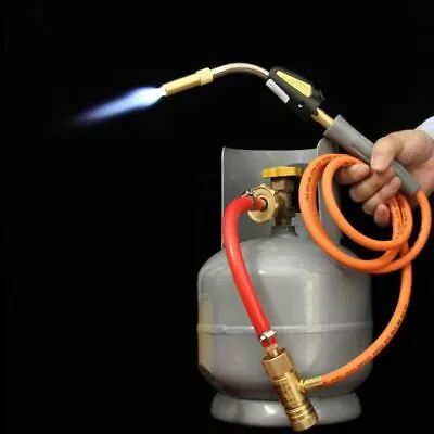 MAPP MAP-pro Propane Self Ignition Gas Plumbing Welding Torch With 5' Hose • $31.79