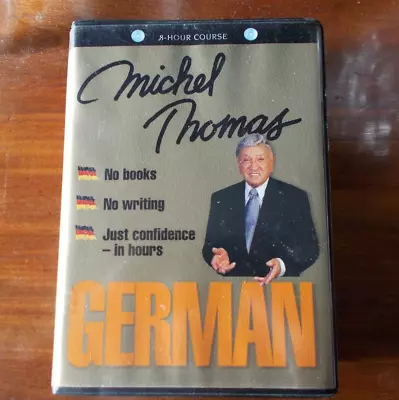 German With Michel Thomas By Michel Thomas (Audio CD 2000) • $18.93