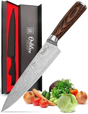 Orblue Chef Knife 8-Inch High Carbon Stainless Steel Professional Chef Knife • $25