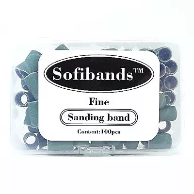 Sofibands Green Sanding Bands Nail Drill Bits File Manicure - 100 Pcs - Pick  • $9.99