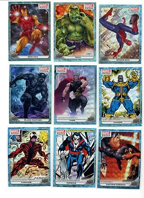 2023 Upper Deck Marvel Platinum Blue Surge Parallels - Complete Your Set • $4