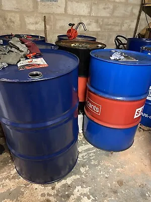 Used Oil Barrel - Incinerator- Storage - Burner - 199 Litre / 45 Gallon • £7
