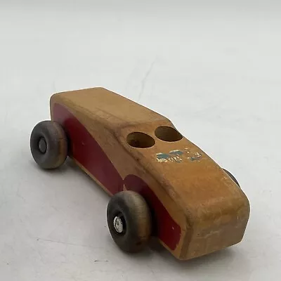 Pinewood Derby Vintage Car Toy Wood Toys Antique Vintage Painted See Pictures • $20.66