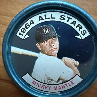 1964 Topps Baseball Coin Pin #131 Mickey Mantle New York Yankees Right Handed  • $24.99