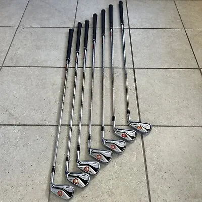 TaylorMade R11 Iron Set 4-P Steel KBS 90 Shaft Stiff Flex Right-Hand G-124227 • $350