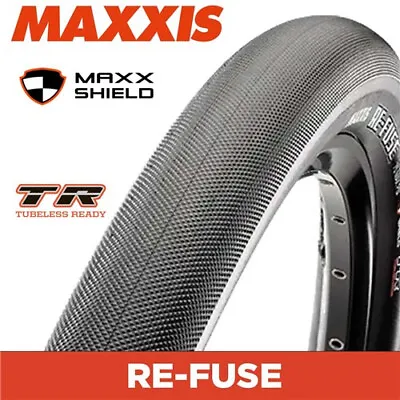 MAXXIS Refuse - 700 X 32 Folding 60TPI Carbon Bead MaxxShield TR • $41.71