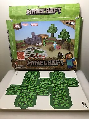 Minecraft Paper Craft - Overworld Deluxe Pack. Open Box Lot Of 29 Full Sheets • $19.88