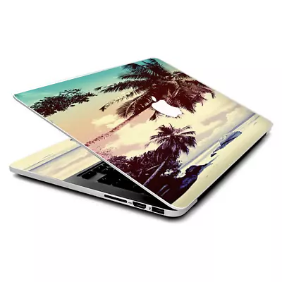 Skin Wrap For MacBook Pro 15 Inch Retina  Faded Beach Palm Tree Tropical • $16.98