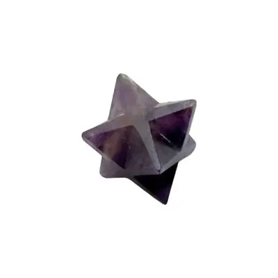 £6.95 • Buy Small Merkaba Star, 2cm, Amethyst