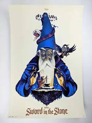 The Sword In The Stone Oliver Barrett Mondo Disney Poster Screen Print Classic • $399.99