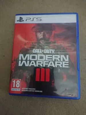 PS5 Call Of Duty: Modern Warfare III (No Game) CASE & ARTWORK ONLY • £5