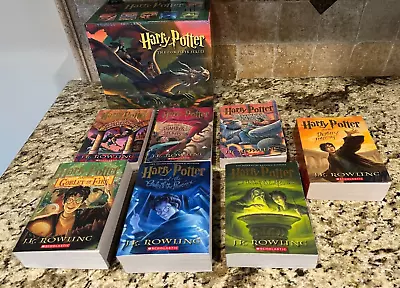 Harry Potter 1-7 The Complete Series Paperback Book By J.K. Rowling Box Set • $25.99