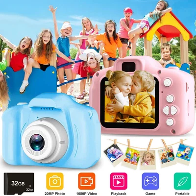 £12.89 • Buy Children Kids Gift LCD Camera For Mini Toy Digital Children Camera UK 1080P HD