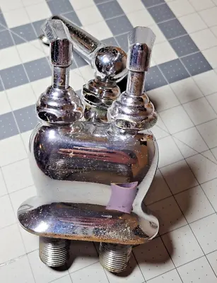 Unique Central Solid Brass Victorian Antique / VTG Kitchen Sink Faucet • $229