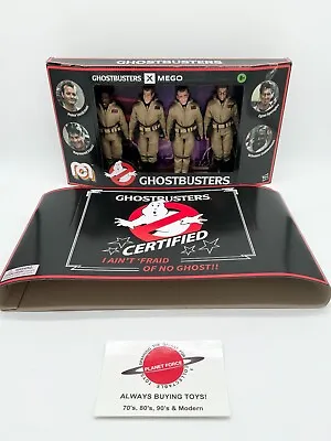 Ghostbusters X Mego 4-Pack Ray Egon Peter Winston 8  Inch Figures NEW Sealed • $69.95