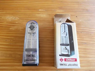 NEW VINTAGE WITTNER Taktell Piccolino - PENDULUM METRONOME - ACCURATE & PORTABLE • $79.99