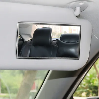 Stainless Steel Clip On Sun Visor Vanity Mirror For Car Truck Sun-Shading Visor • $8.69