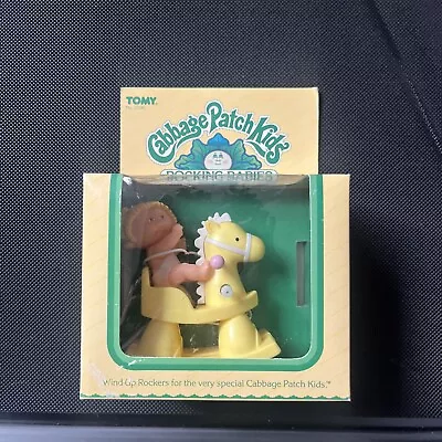 Vintage Cabbage Patch Kids Rocking Babies Tomy 1983 Horse With Box • $8