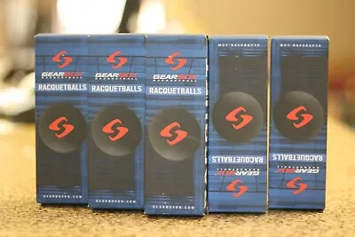 $35.95 • Buy GEARBOX Racquetball BLACK BALLS 5 Boxes Of 3-balls Box TOTAL 15 Balls