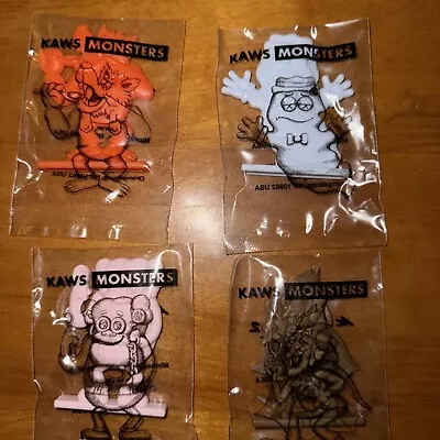 KAWS Cereal Monsters Figures Set Of 4 Limited Edition General Mills 2022 Sealed • $20