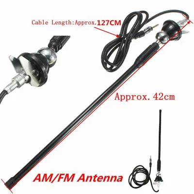 16  Universal Mount Swivel Base Car SUV AM/FM Radio Amplified Antenna Aerial Kit • $17.50