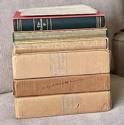 Limited Editions Club Lot: Talisman Francis Villon Poems Darwin Descent Of Man • $81