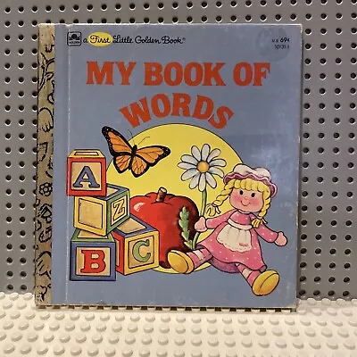 My Book Of Words A First Little Golden Book • $1.75