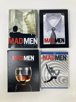 Mad Men Seasons 1-4 TV Show Jon Hamm Elisabeth Moss DVD & Blu-Ray Free Shipping • $14.99