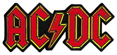 £2.99 • Buy AC/DC - Shaped Logo (Cut Out) Patch 9.5CM X 4CM
