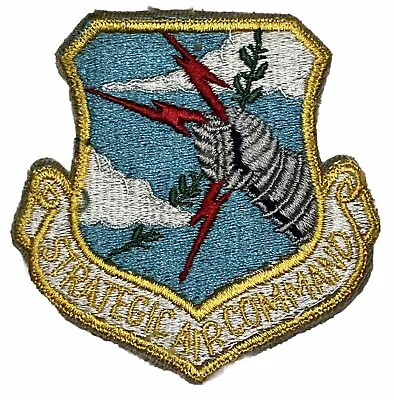 Original USAF Air Force Strategic Air Command Cut Edges Color Patch • $3.95