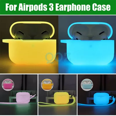 $7.88 • Buy Luminous Silicone Shockproof Protective Cover For Apple AirPods 3 Case 3rd Gen