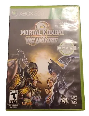 $20 • Buy Mortal Kombat Vs. DC Universe (Microsoft Xbox 360, 2008) Platinum Hits W/ Manual