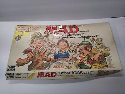 1979 Parker Mad Magazine  What-Me Worry  Board Game Incomplete • $11.40