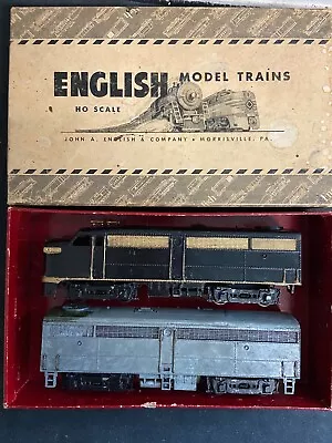 English Model Trains HO Scale Die-Cast Alco Powered AB Diesel Locomotive Pair • $17.95