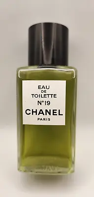 CHANEL No 19 For Women Eau De Toilettte  3.4 Oz / 100ml Splash VINTAGE UNBOXED • $109