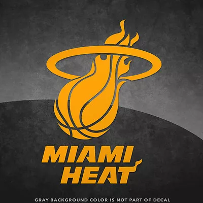 Miami Heat NBA Vinyl Decal Sticker - 4  And Larger Sizes - 30+ Color Options! • $4.49