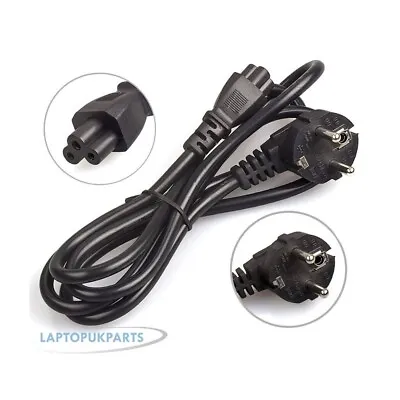 1 M EU EURO 3-Pin Clover/Mickey Mouse/C5 Mains Power Cable/Lead For ASUS Laptop • £111.11