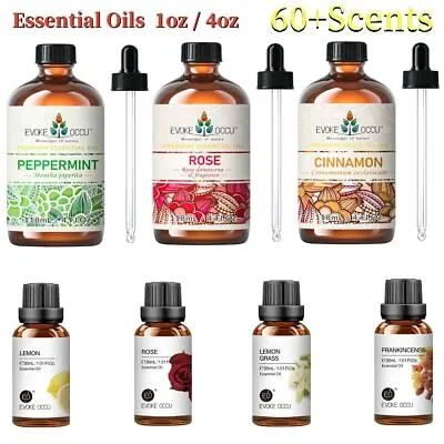 Bulk Essential Oils Pure Natural Diffuser Aromatherapy Massage Skin 100ml 30ml  • £6.99